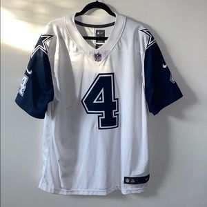 NFL NIKE XL COWBOYS JERSEY DAK worn once like new